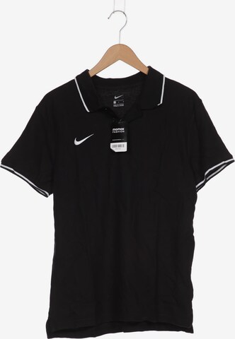 NIKE Poloshirt L in Schwarz: predná strana