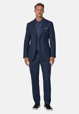 Boggi Milano Regular fit Business-colbert in Blauw: voorkant