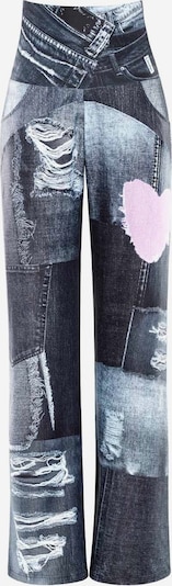 Pantaloni sportivi 'CUL101C' Winshape di colore grigio / grigio denim / rosa / bianco, Visualizzazione prodotti