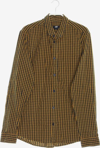 H&M Button Up Shirt in M in Brown: front