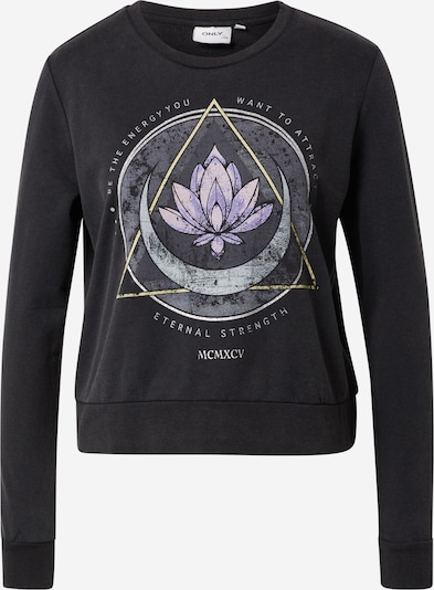 Only (Tall) Sweatshirt in mischfarben / schwarzmeliert, Produktansicht