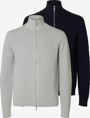 SELECTED Knit cardigan 'Dane' in Grey: front
