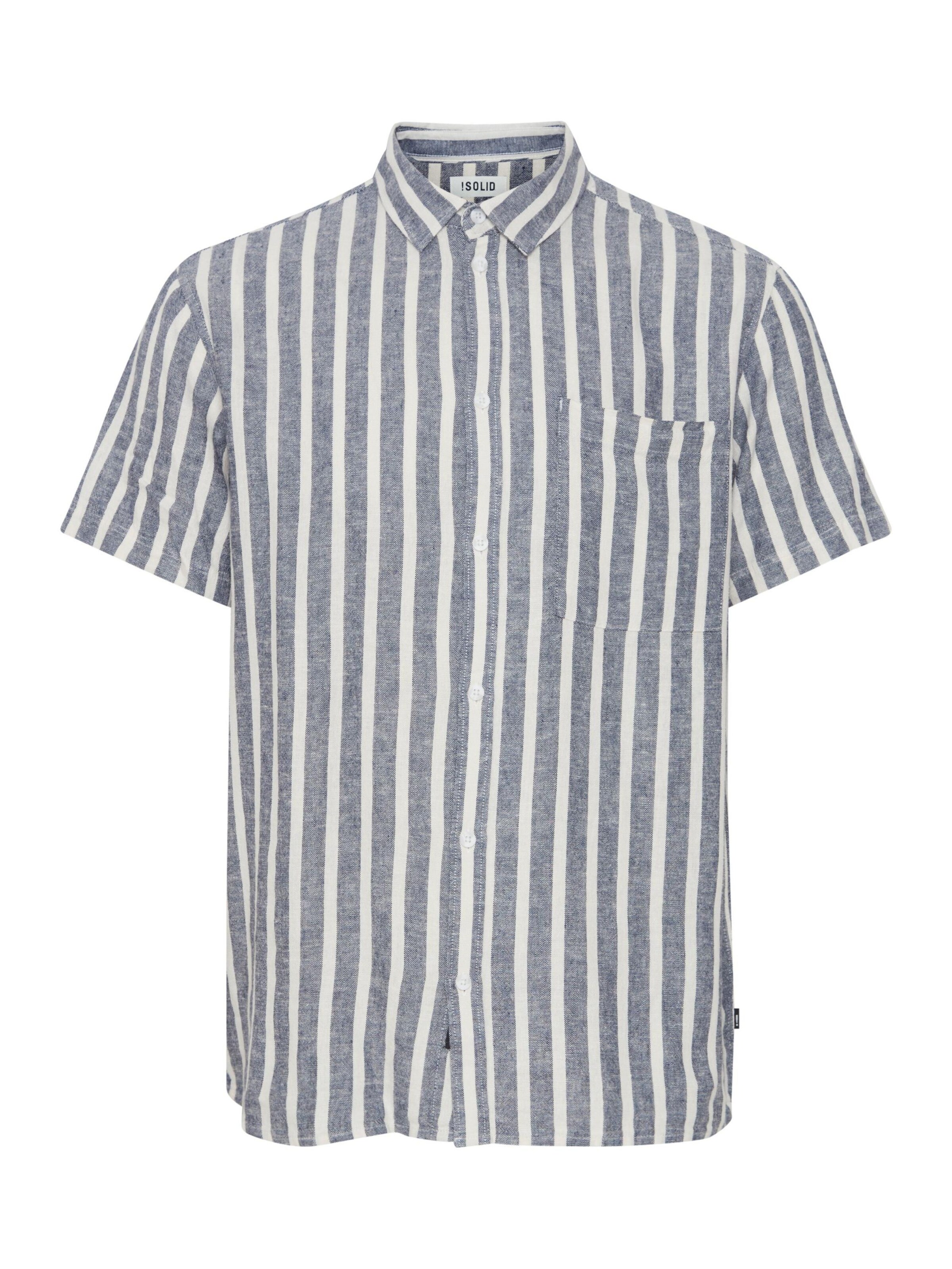 !Solid Regular Fit Hemd 'Fried' in Blau: Vorderseite