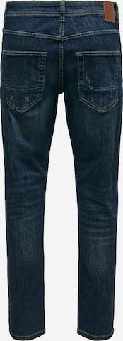 Slimfit Jeans 'Avi' de la Only & Sons pe albastru