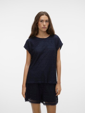 VERO MODA Shirt 'VMMaya Ava' in Blue: front