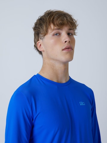 SPORTKIND Funktionsshirt 'Crew Neck Long Sleeve Shirt'‌‌‌‌‌‌‌ in Blau
