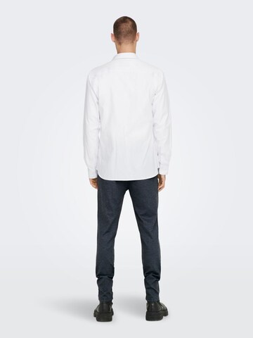 Coupe slim Pantalon chino 'Mark' Only & Sons en bleu