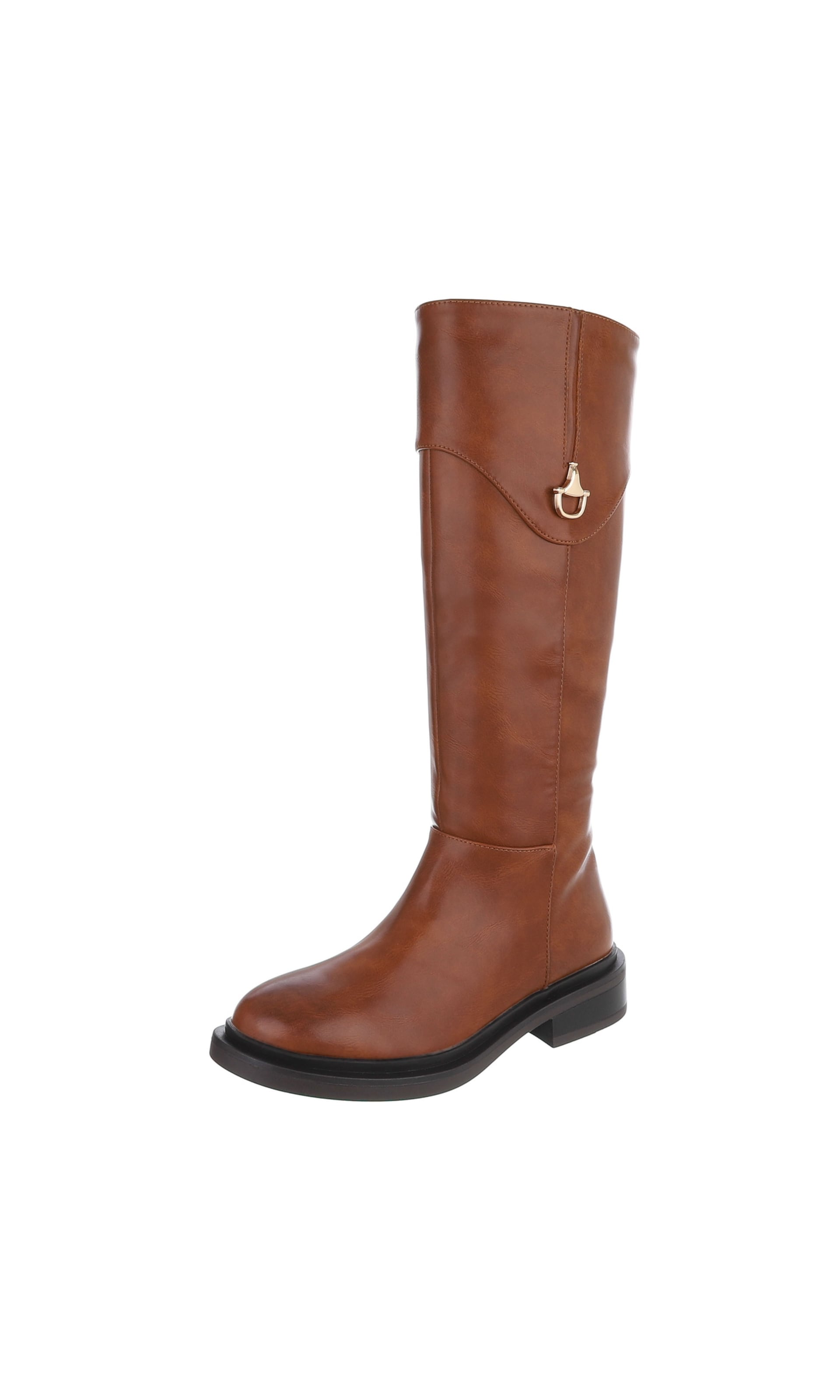 Ital-Design Boots in Brown: front