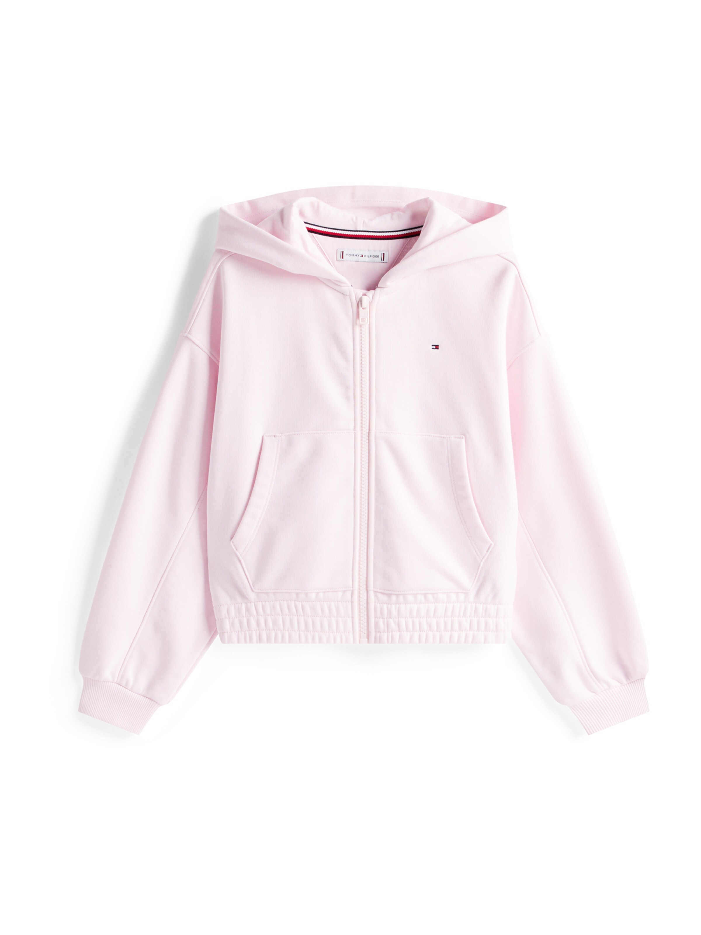 TOMMY HILFIGER Кофта на молнии в Ярко-розовый: спереди