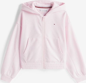 TOMMY HILFIGER Кофта на молнии в Ярко-розовый: спереди