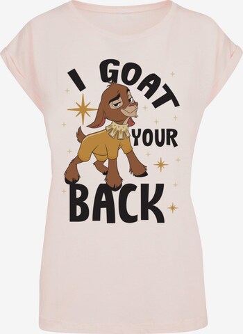 ABSOLUTE CULT Shirt 'Wish - I Goat Your Back' in Roze: voorkant