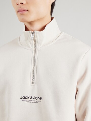 JACK & JONES Свитшот 'JWHVESTERBRO' в Бежевый