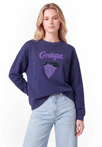 MYMO - Sweatshirt em azul: frente