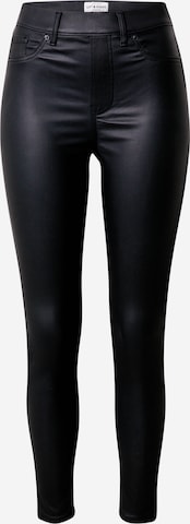 Skinny Jeggings de la NEW LOOK pe negru: față