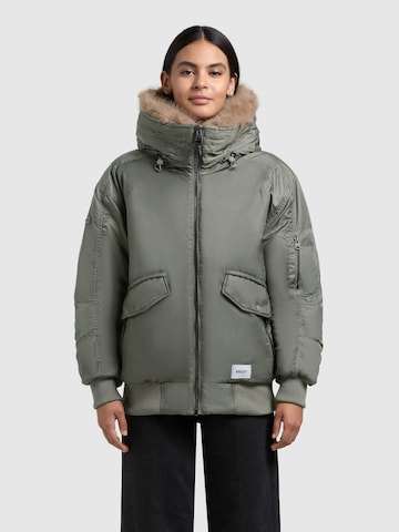 Veste d’hiver 'Cela' khujo en vert : devant