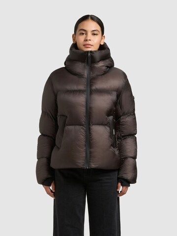 khujo Winterjas 'Nolana' in Grijs: voorkant