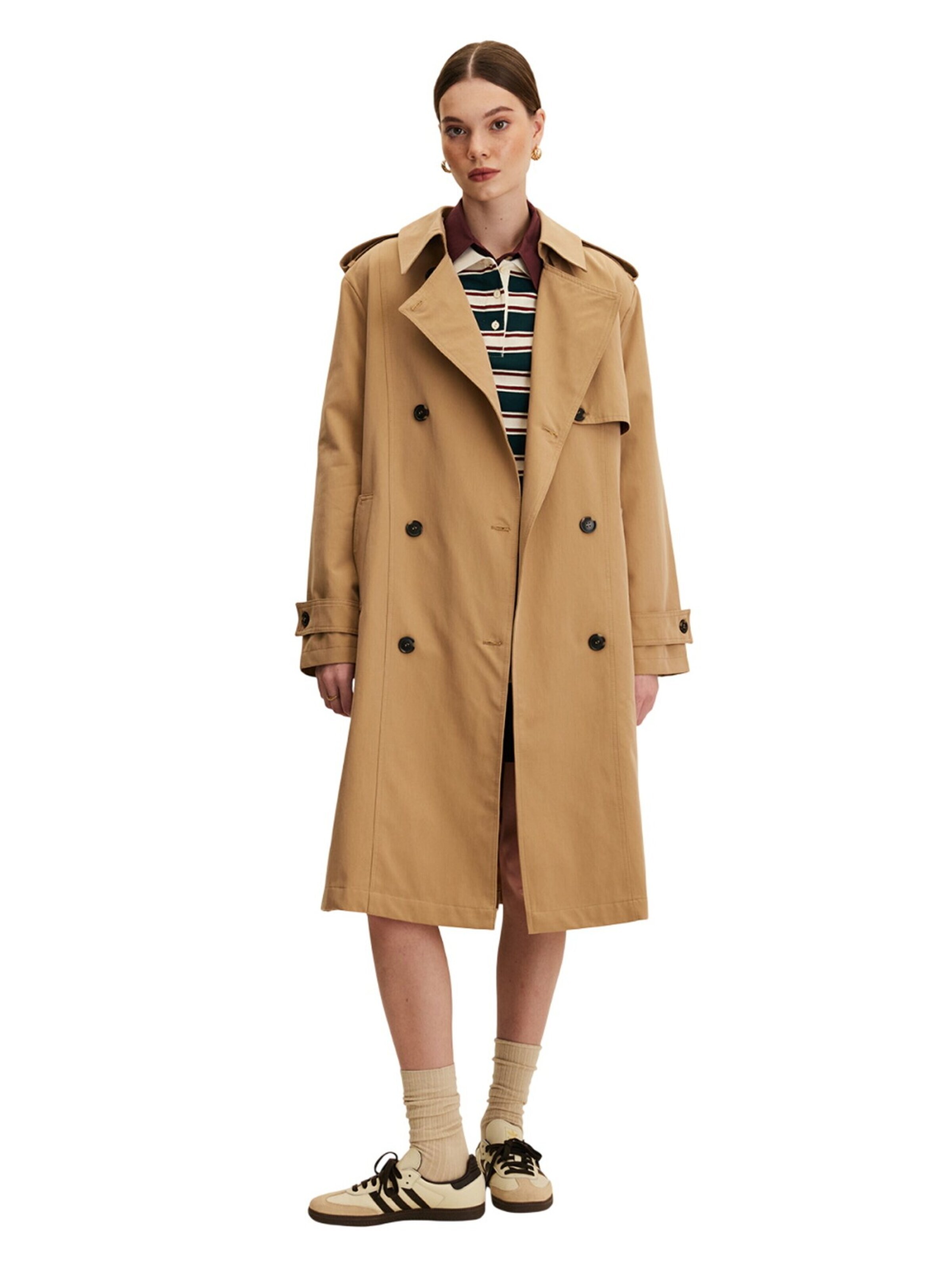 MANUKA Between-seasons coat in Beige