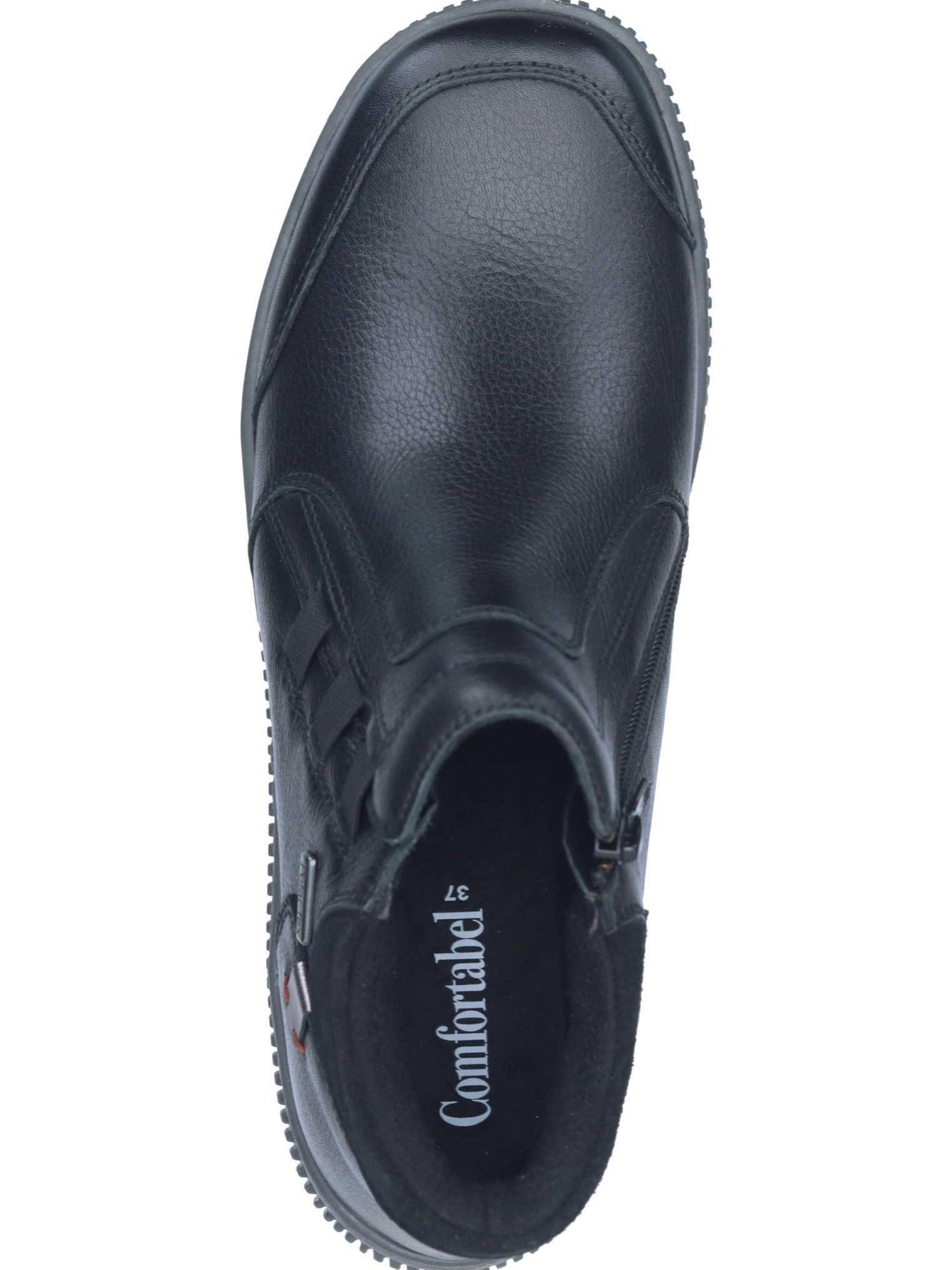 Comfortabel Stiefelette in Schwarz