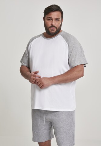 Urban Classics Shirt in Wit: voorkant