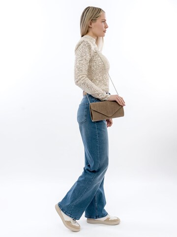 Tamaris Clutch 'Amalia Pillow' in Grey