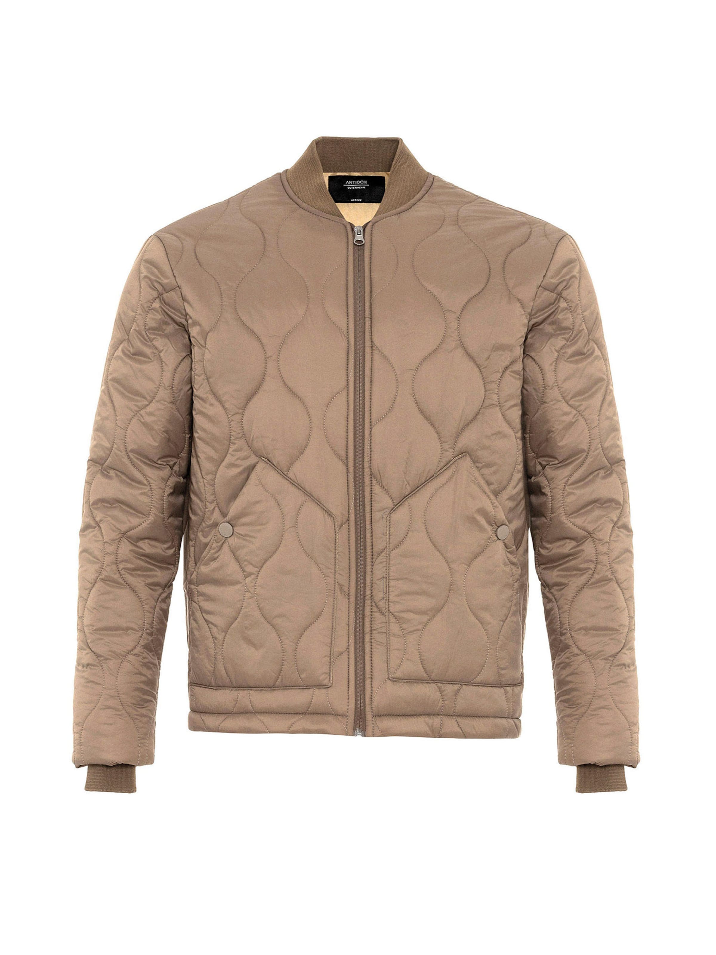 Antioch Jacke in Braun: Vorderseite