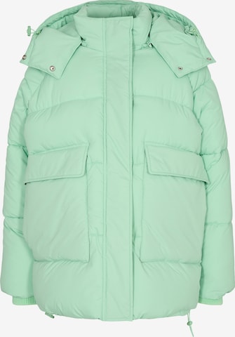 minimum Zimní bunda 'Fiktorline' – zelená: přední strana