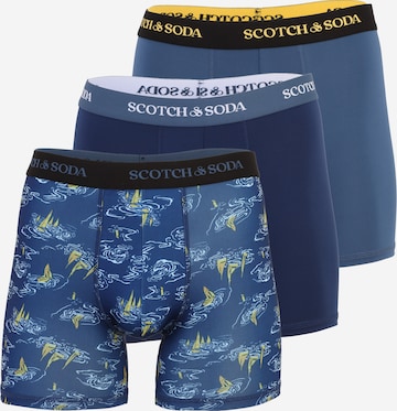 SCOTCH & SODA Boksarice | modra barva: sprednja stran