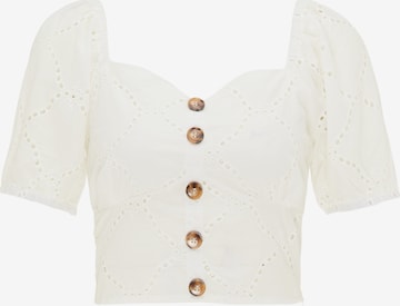 MYMO Blouse in White: front