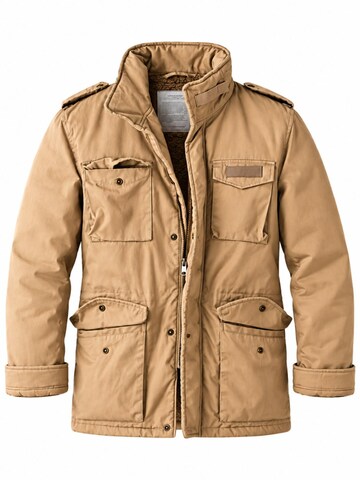 FALKENSTEJN Between-seasons parka 'Surplus Parka' in Beige: front