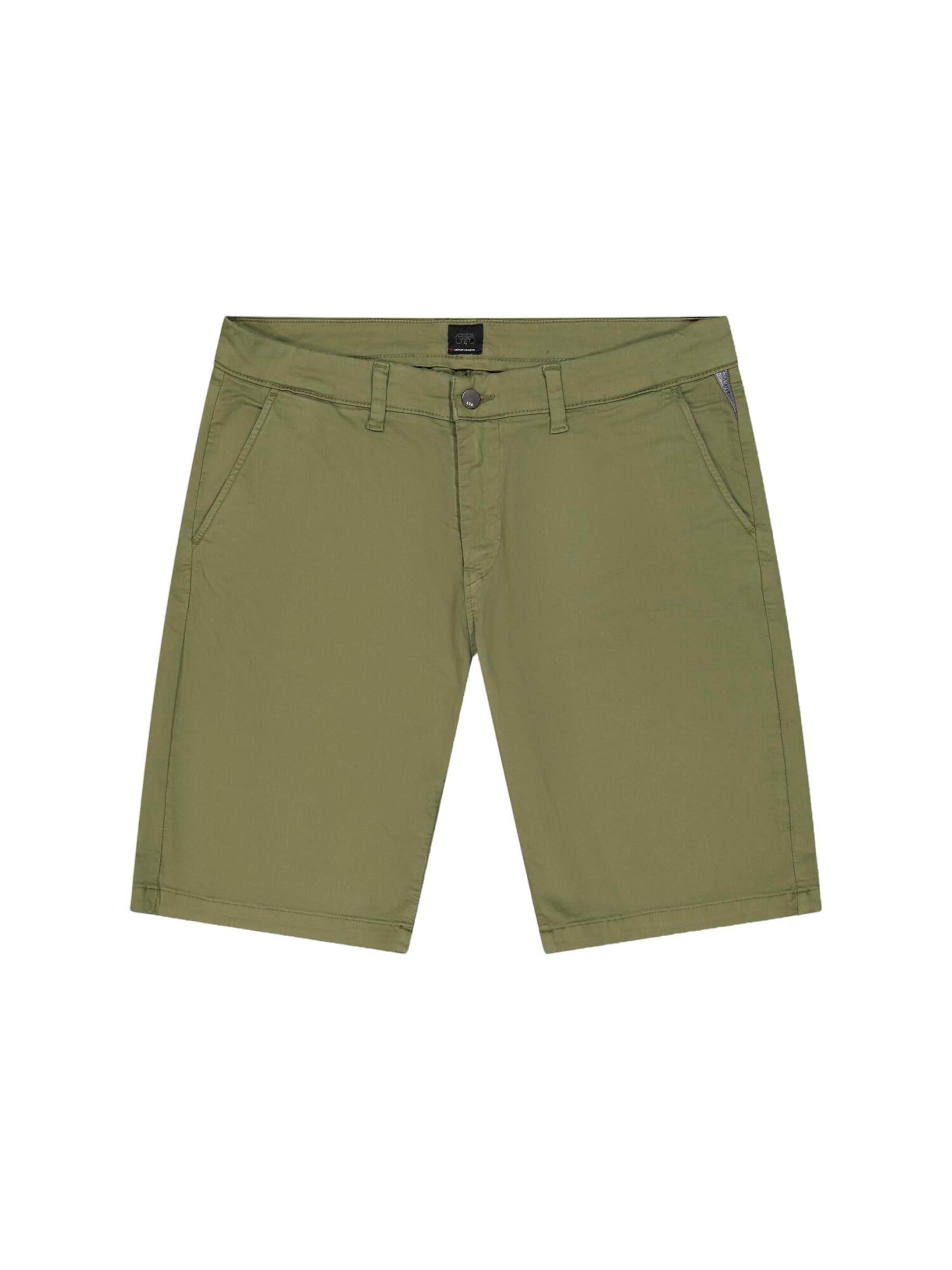 Regular Pantalon Le Temps Des Cerises en vert : devant
