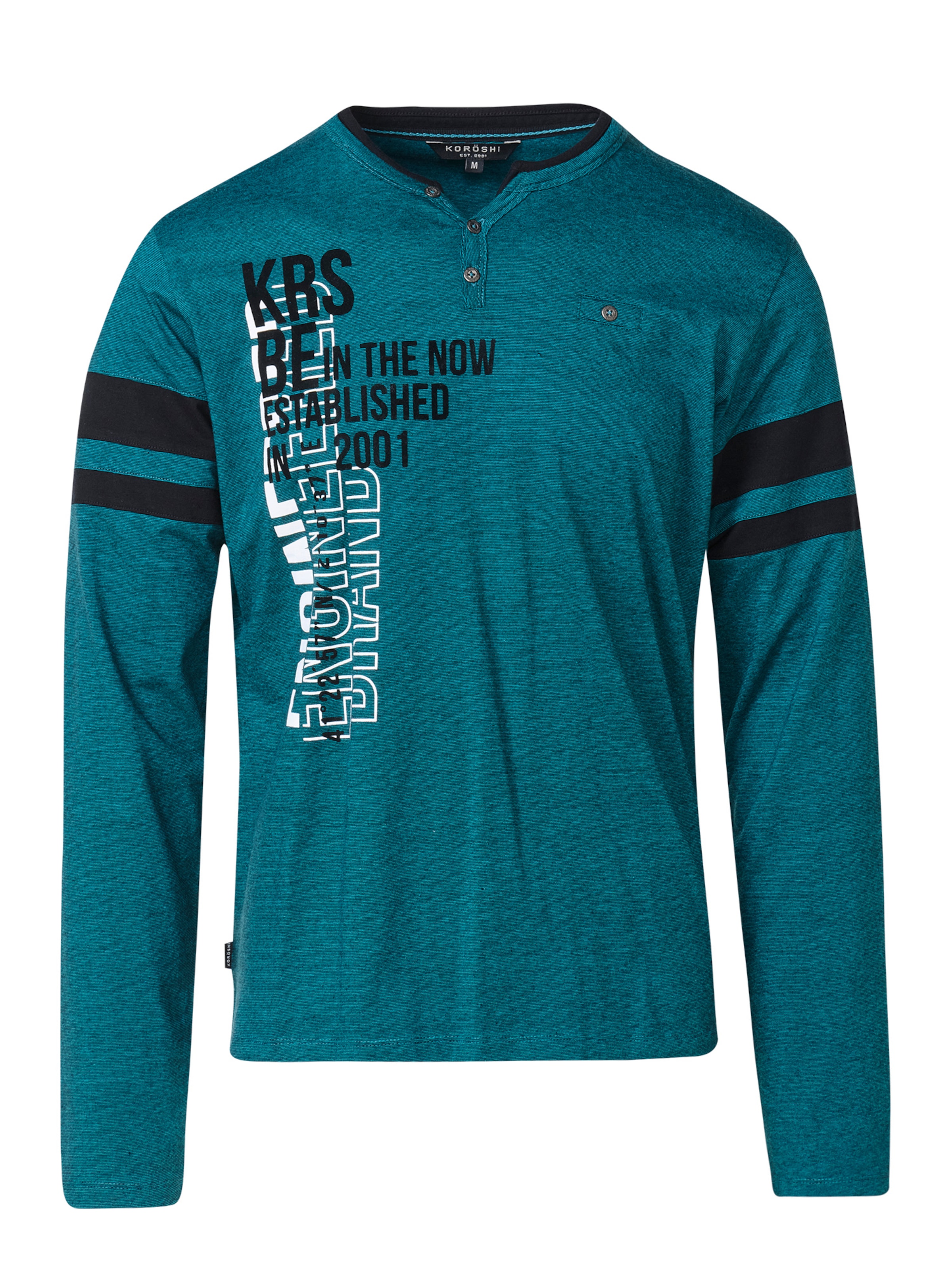 KOROSHI T-shirt i grön: framsida