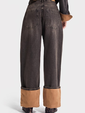 IT'S BASIC Baggy Jeans 'Baggy Mid Rise Jeans' in Bruin
