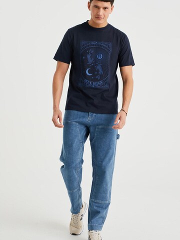 Tricou de la WE Fashion pe albastru