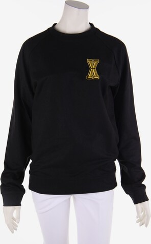 PUMA Sweatshirt & Zip-Up Hoodie in XXS in Black: front