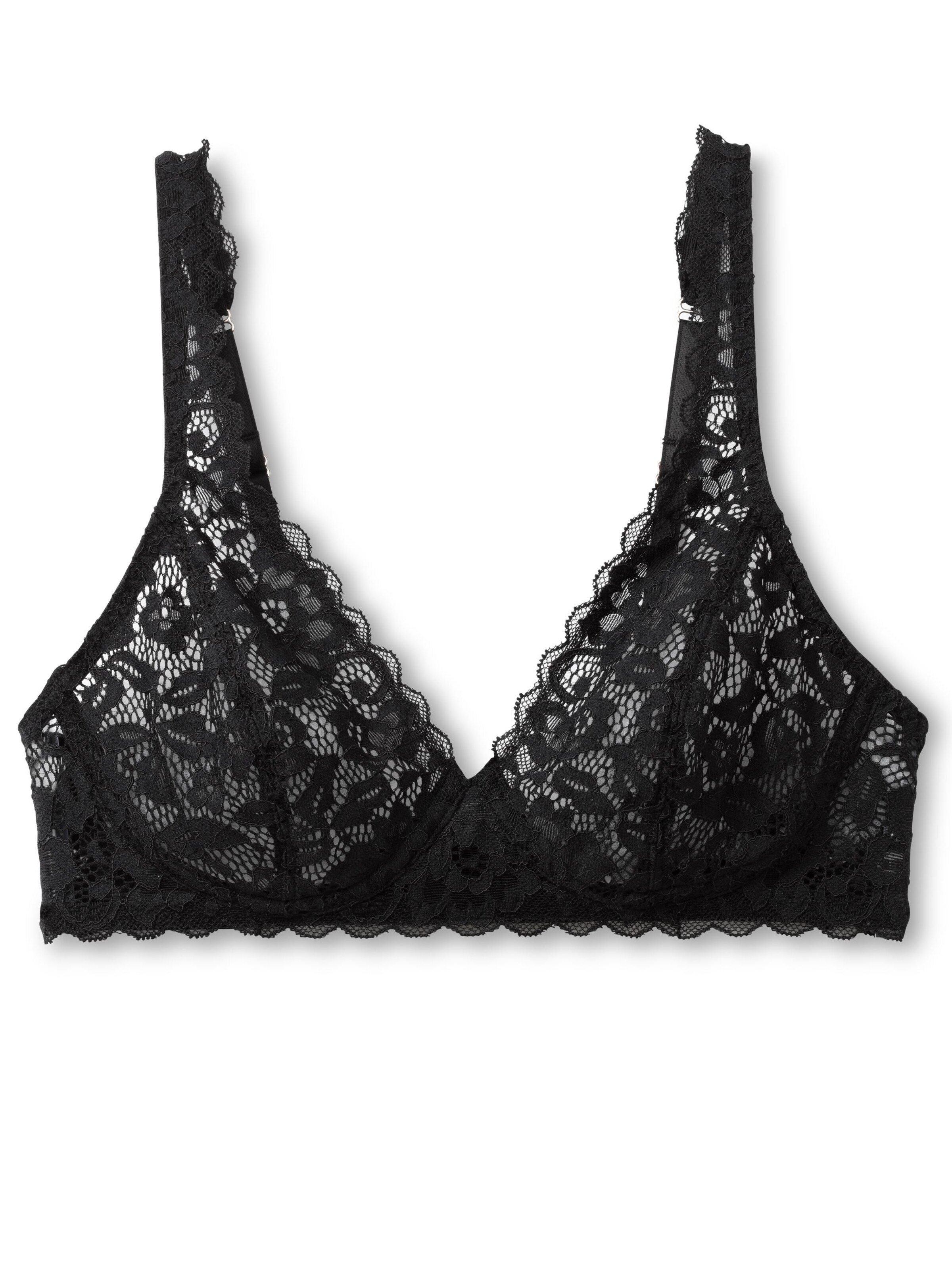 CALIDA BH 'Natural Comfort Lace'‌‌‌ in 70/A in schwarz, Produktansicht