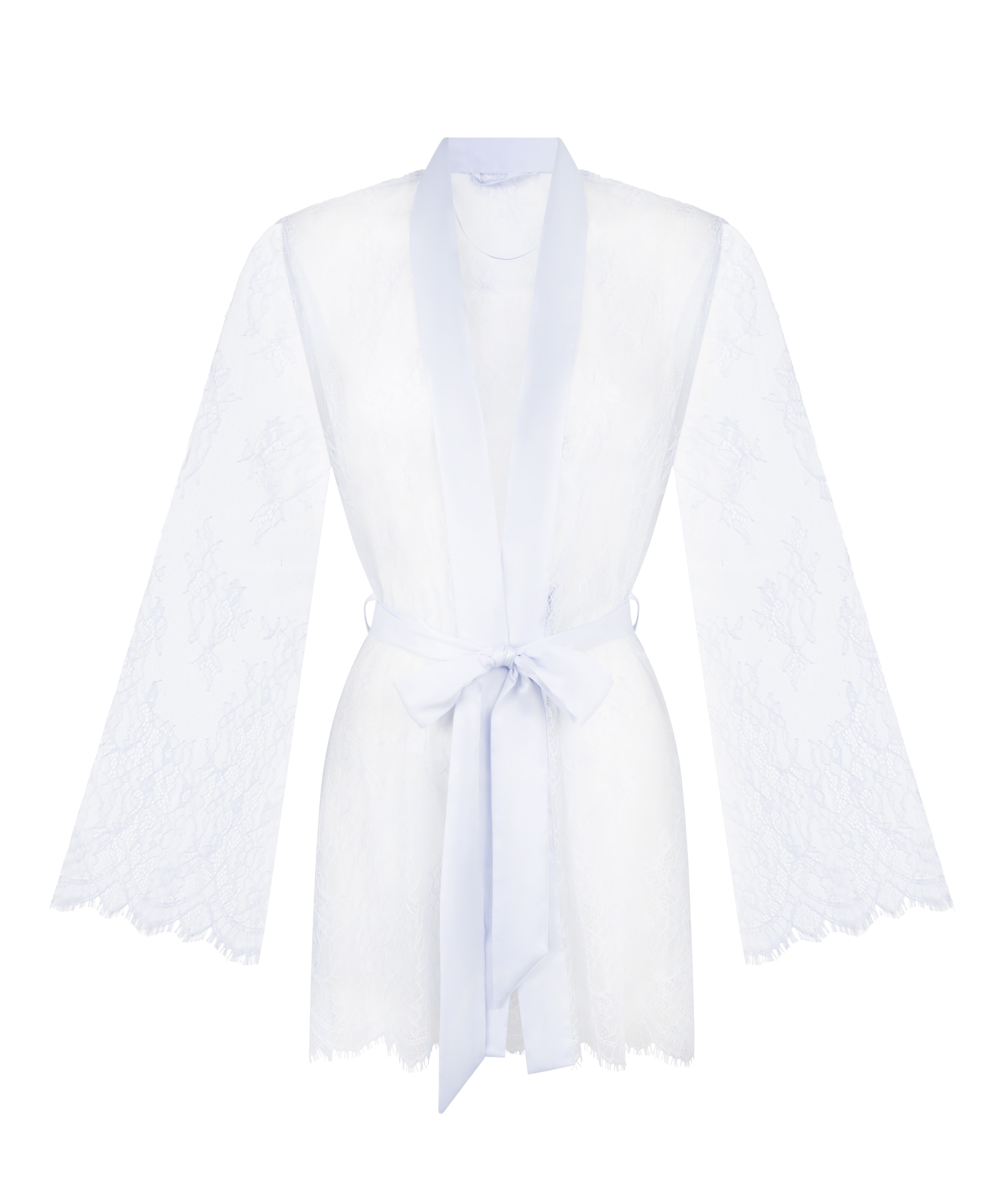 Hunkemöller Ochtendjas in Blauw: voorkant