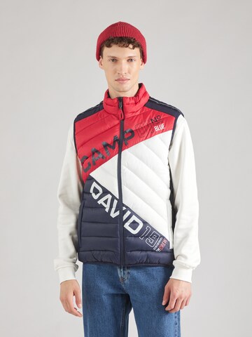 Gilet di CAMP DAVID in rosso: frontale