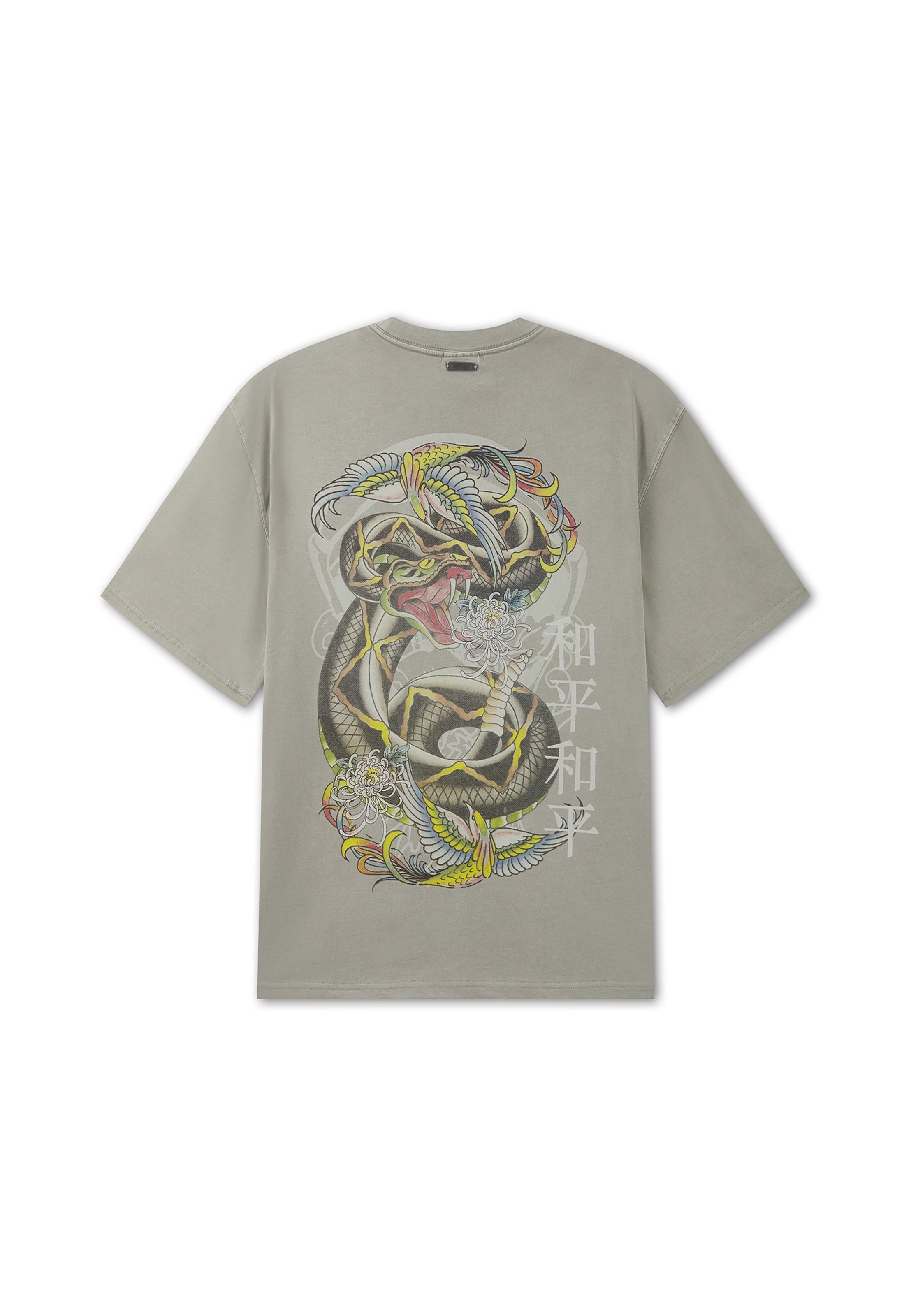 Ed Hardy Футболка 'Snake Charmer' в Зеленый