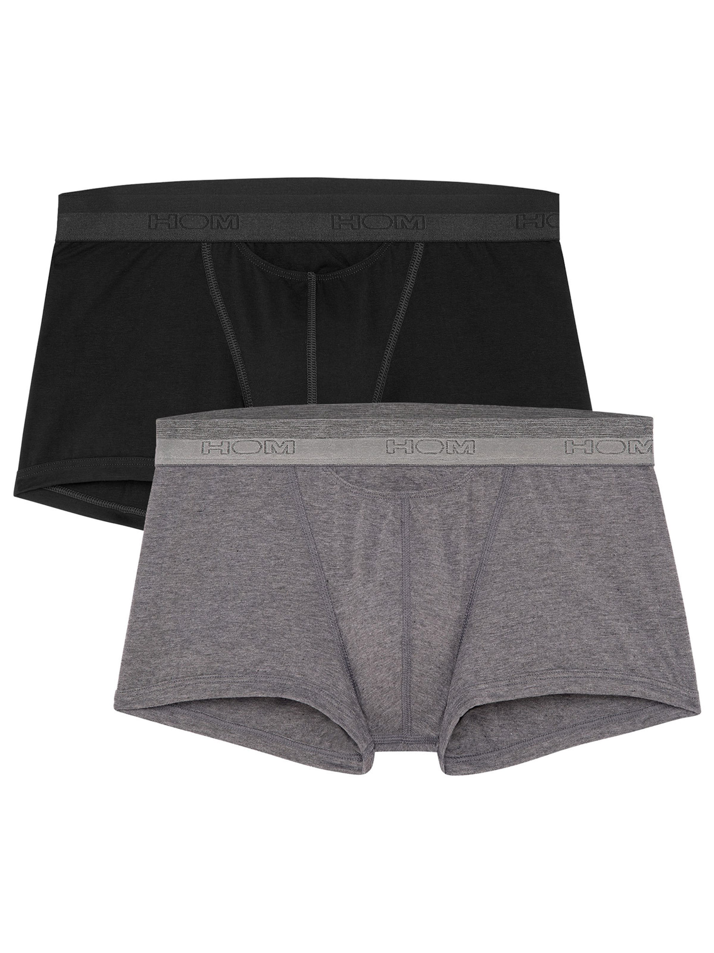 HOM Boxershorts ' Boxer Briefs HO1 ' in Grijs: voorkant
