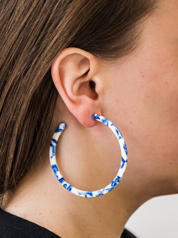 Fräulein Wunder - Brincos 'Acetat Anne' em azul