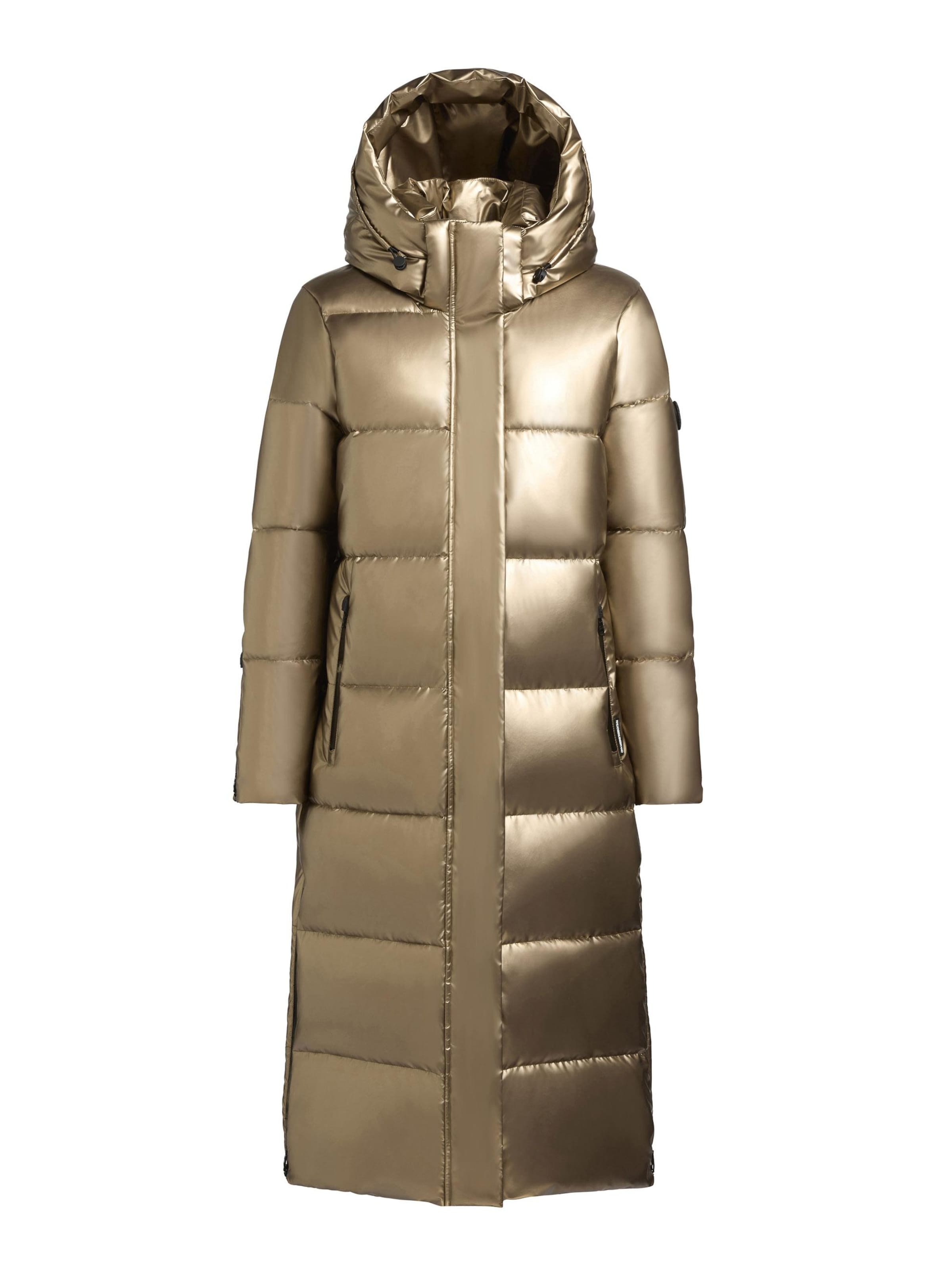 khujo Zimní kabát 'Hedd Shiny-YM' – zlatá: přední strana
