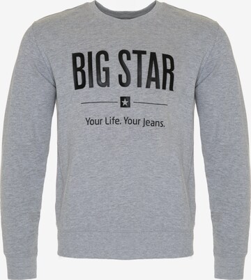 Sweat-shirt ' ECODORT ' BIG STAR en gris : devant