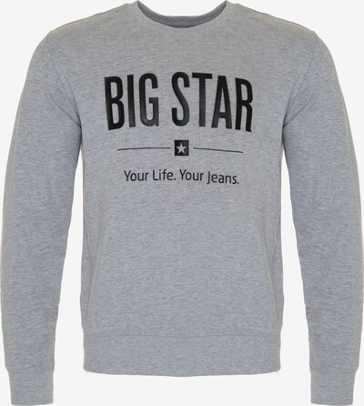 BIG STAR Sweatshirt ' ECODORT ' in de kleur Grijs gemêleerd / Zwart, Productweergave