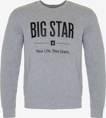 BIG STAR Sweatshirt ' ECODORT ' in Grijs: voorkant