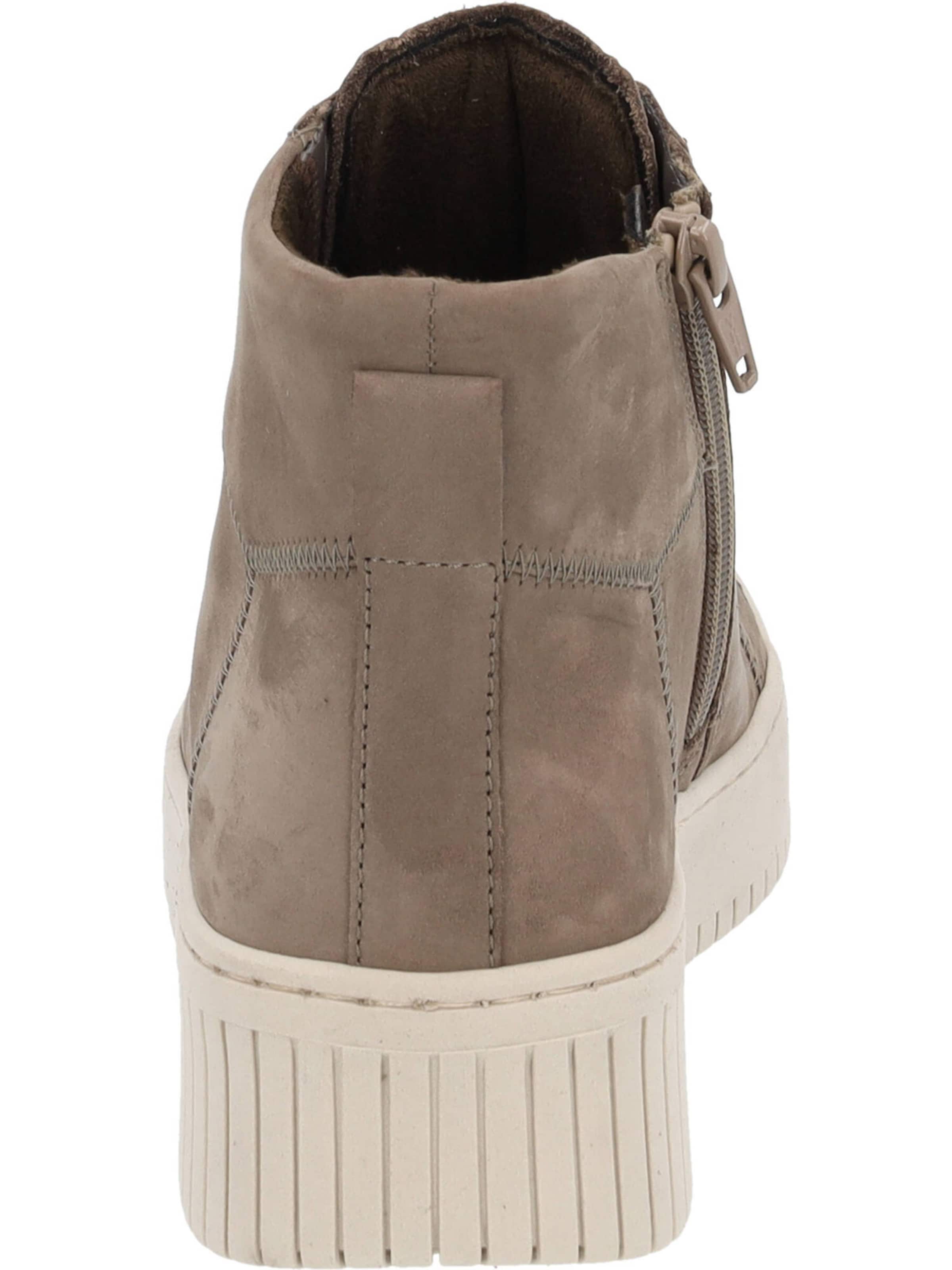 GABOR Schnürstiefelette in Beige