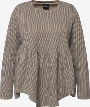 Ulla Popken Shirt in Beige: voorkant