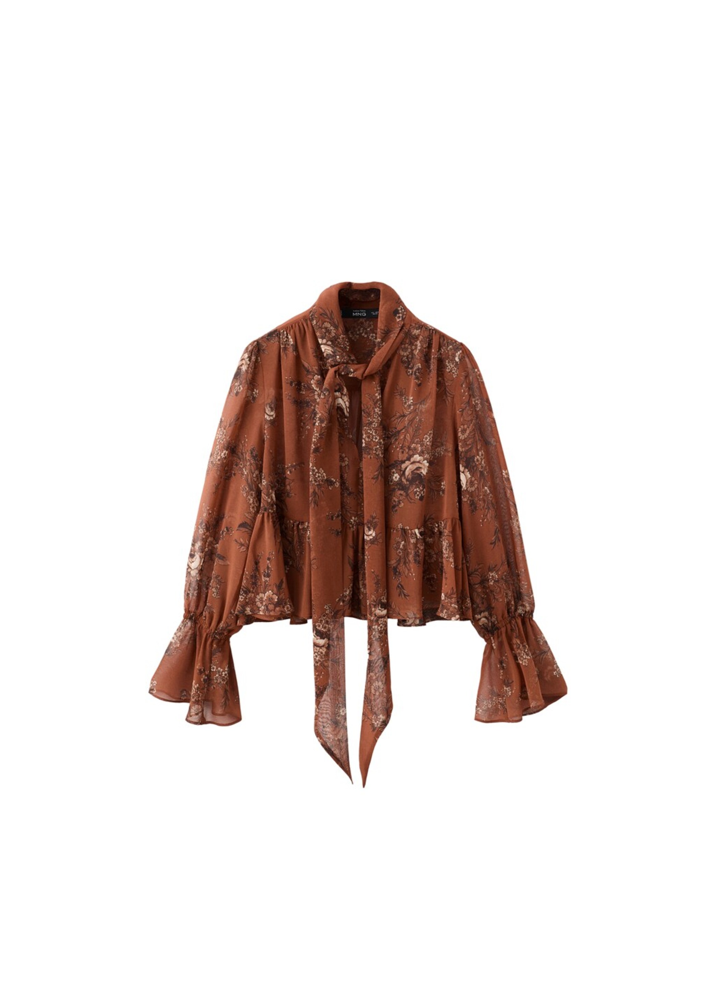 MANGO Blouse 'Lala-W' in Orange: front