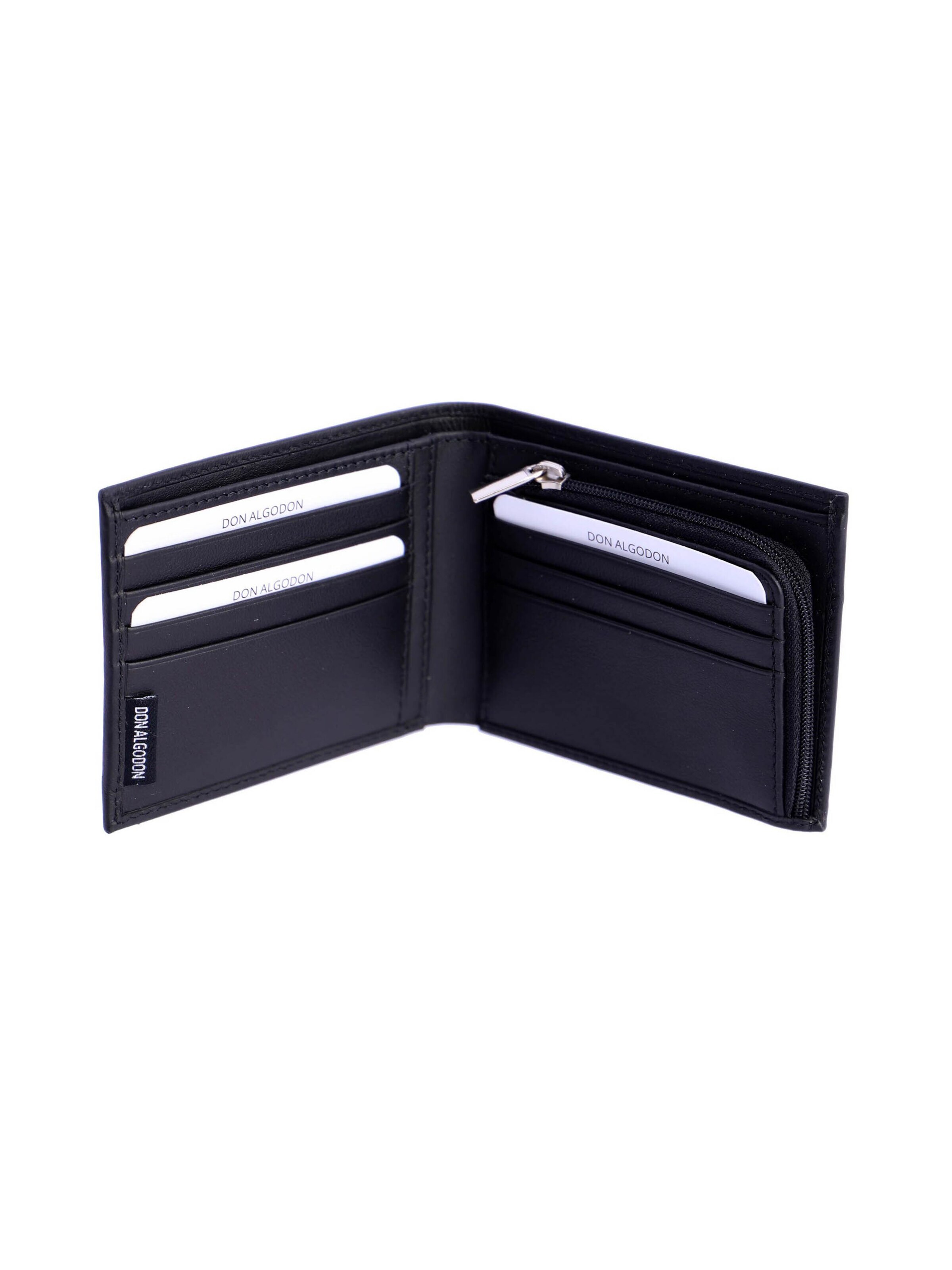 Don Algodon - Cartera 'Cartera para hombre Lorenzo de piel con protección RFID' en negro