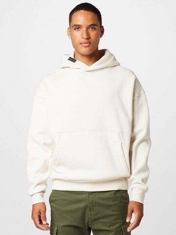 TOM TAILOR DENIM Sweatshirt in Beige: front