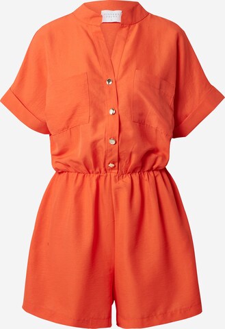 SISTERS POINT Jumpsuit 'NOOSA-PL' in Oranje: voorkant